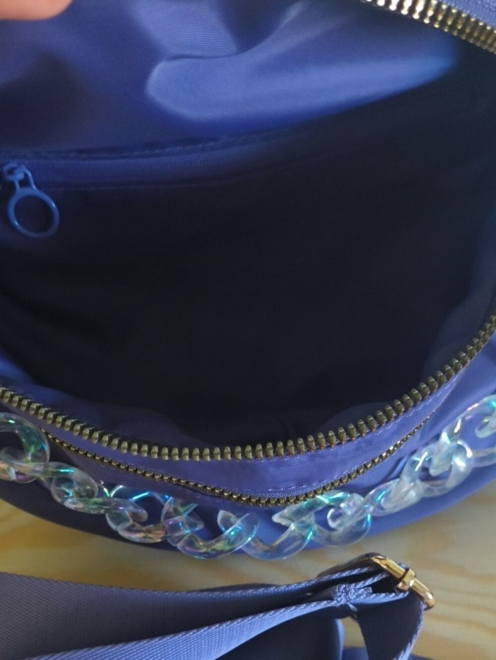 The Purple Chain Crossbody Bag - Picture 2 of 3